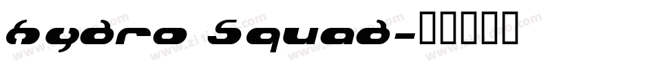 Hydro Squad字体转换